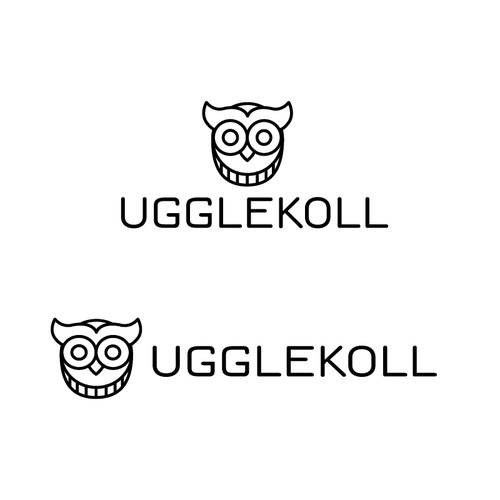 Owls are cute. Use one for the logo of a swedish accounting firm.