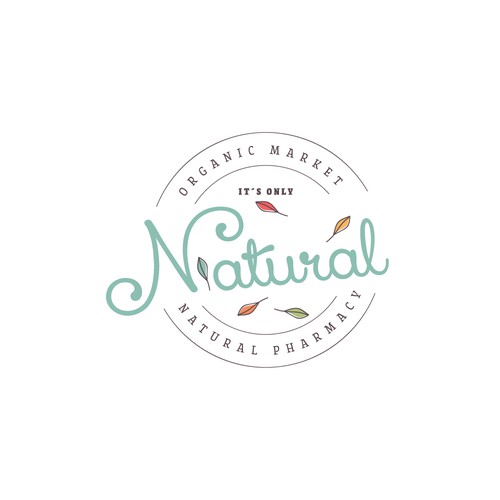 Logo concept for organic market