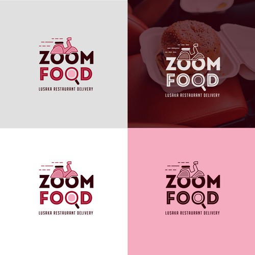 Cute logo for a food delivery service