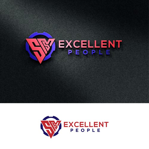logo concept for excellent people