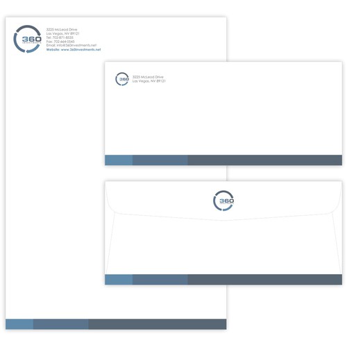 360 Letterhead & Envelope Design