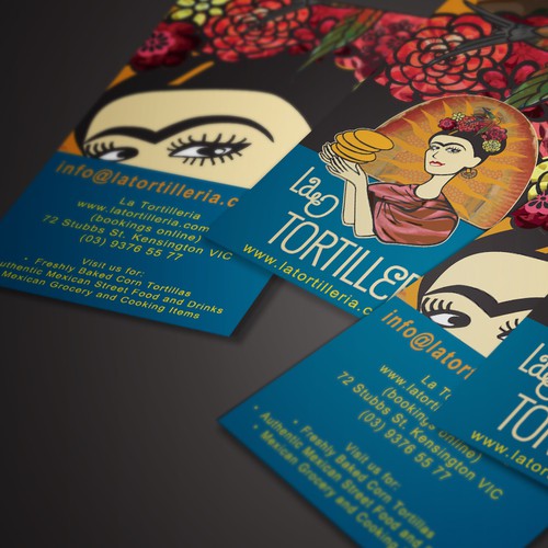 La Tortilleria needs a new business card