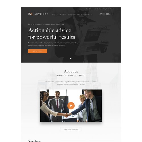 Lawyer Practice Website