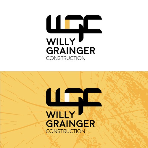 Wooden Construction Logo for Mr. Willy Grainger 