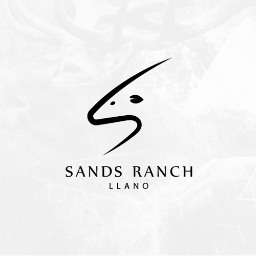 minimalist sands ranch logo