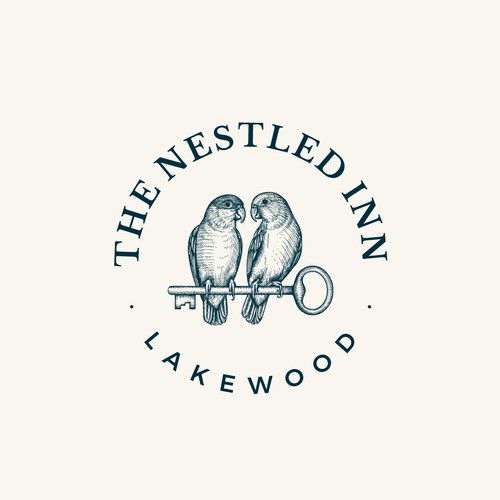 Logo design for high-end, boutique rental company - The Nestled Inn