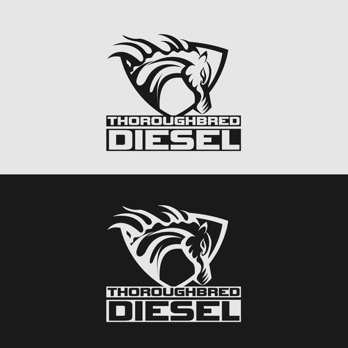 Tribal logo for a motor brand