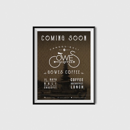 Poster Design for GOWES COFFEE