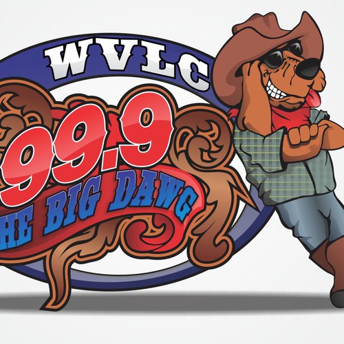 logo for 99.9 The Big Dawg