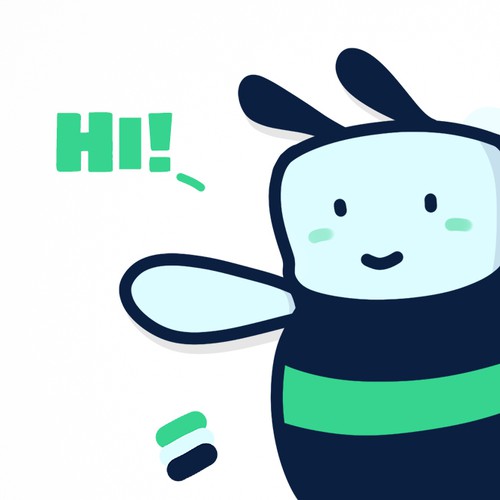 Clubee, the Friendly Bee Mascot Design