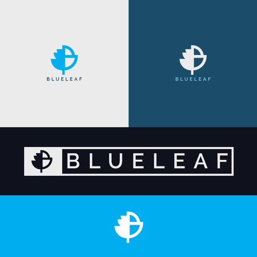 Logo for Blueleaf company that sells eco-friendly fashion accessories