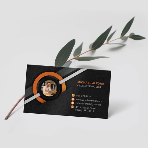Personal business card design