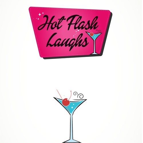 Create Logo/Name for "Hot Flash Laughs" to make a fun attractive name/logo or name & logo