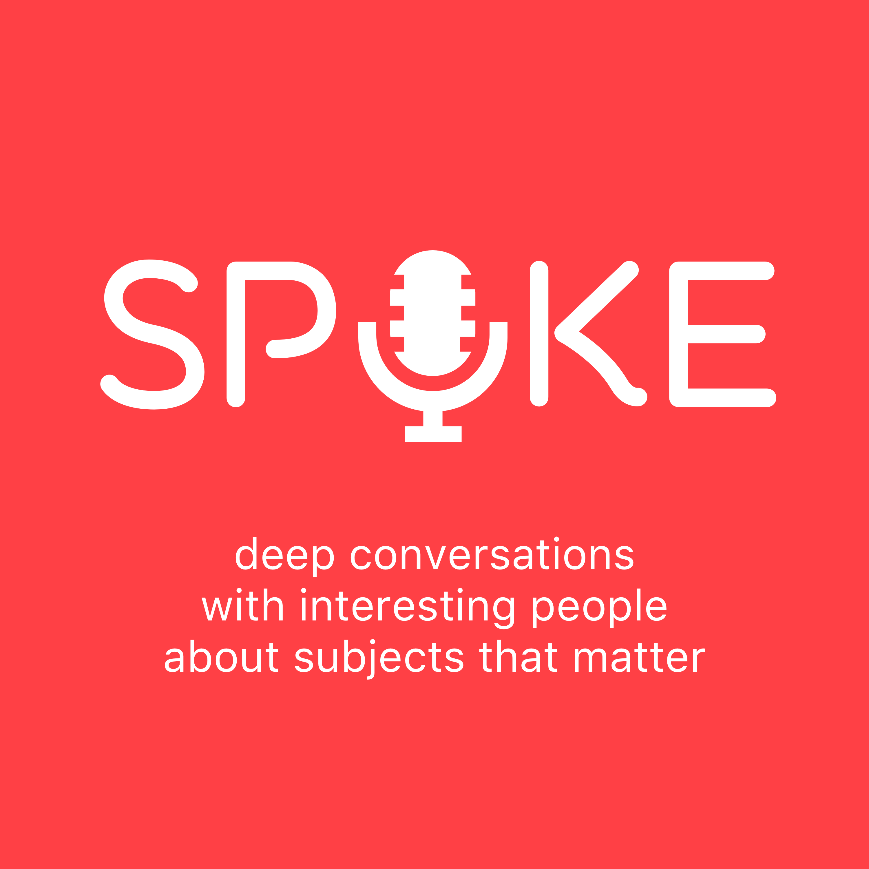 Design striking cover art for a new interview style podcast
