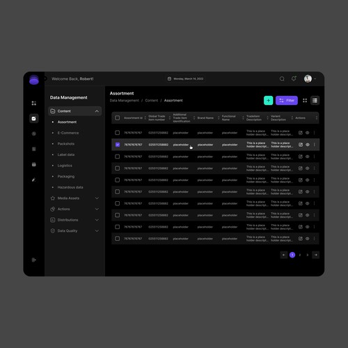 Dashboard UI Design