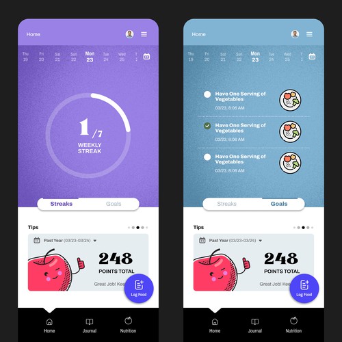 AI-powered nutrition coach app