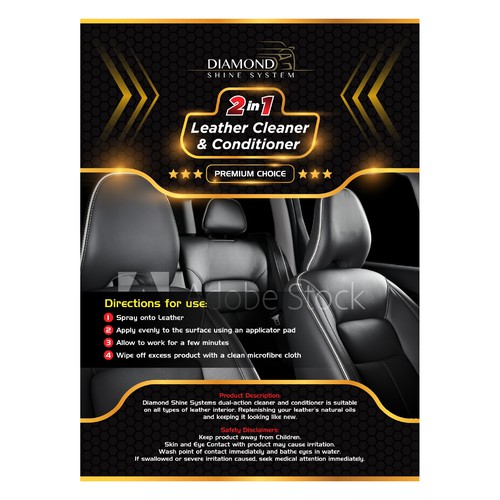 Premium Car Care Label