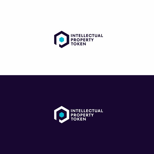 Innovative Logo Concept for "Intellectual Property Token"