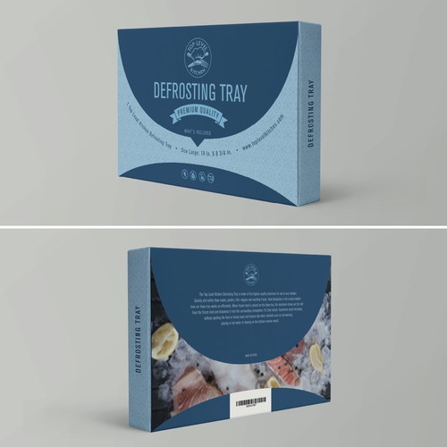 Modern packaging for defrosting plate