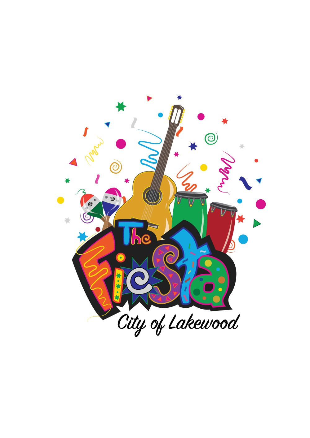 Create a special event logo for THE FIESTA