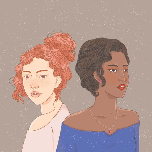 Book Cover Character Illustrations