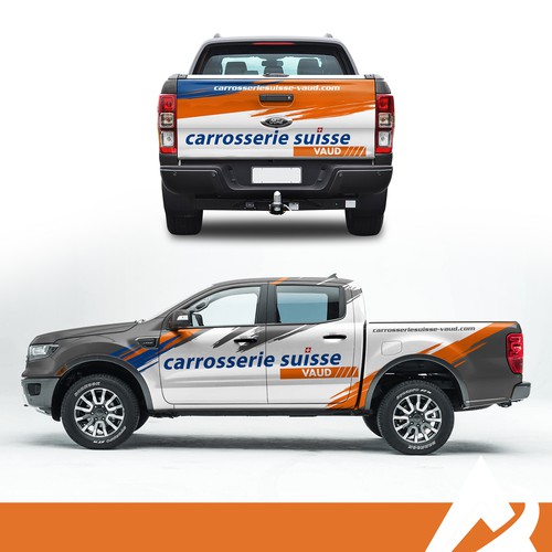 Proposed Truck Wrap for Carrosserie Suisse