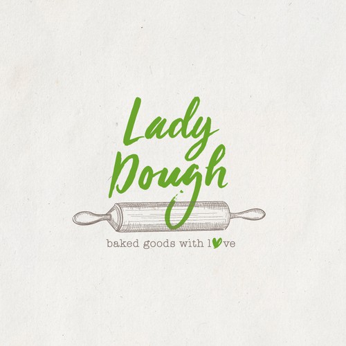 A unique feminine logo for a bakery company