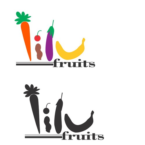 Create a new logo for a company that sells fruit and vegetables!