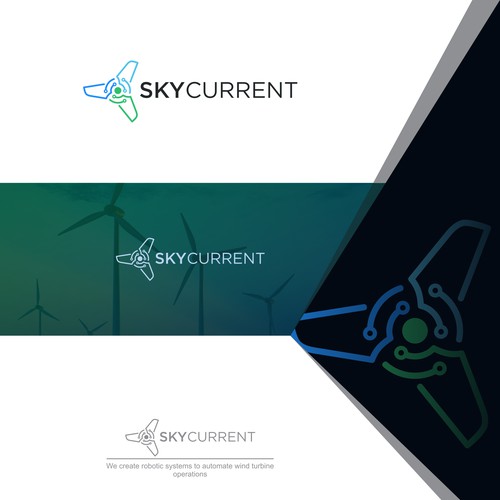 logo concept for Sky Current