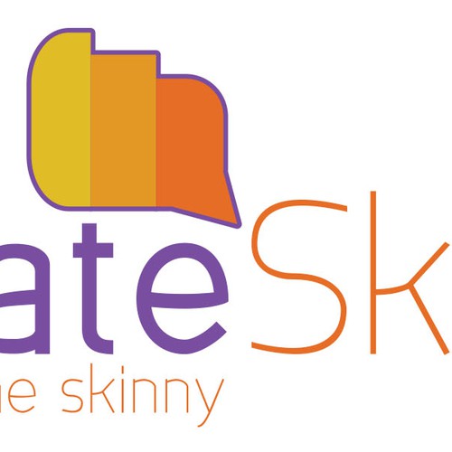 Create a logo for RateSkinny.  Fresh, fun, and simple.