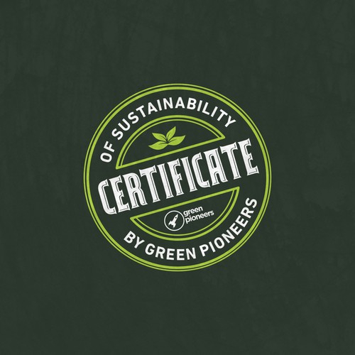 Seal Certificate Design for a non-profit.