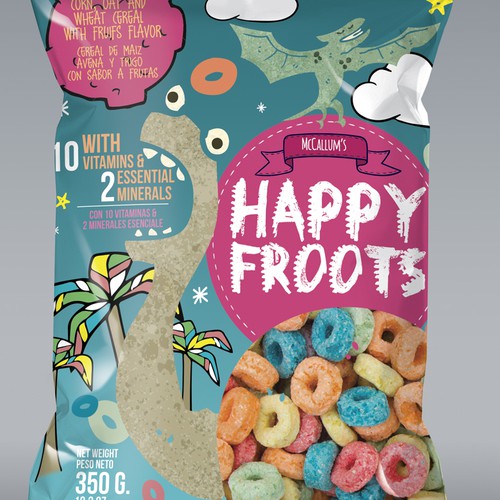 Design for Happy Froots Cereal
