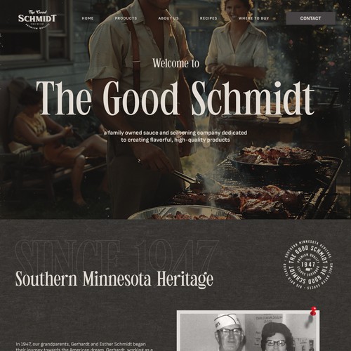 Barbeque Sauce Website Design