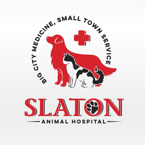 Logo for small town veterinary clinic