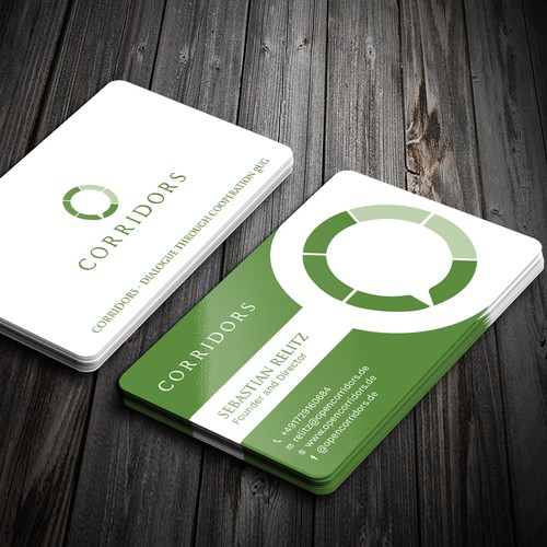 Business card design.