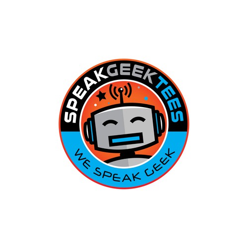 Logo design for Speak Geek Tees