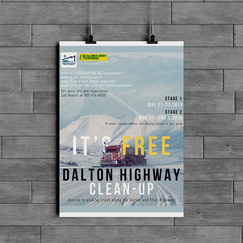 poster concept for a tour