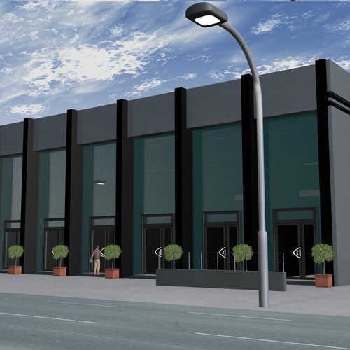 Showrooms 3D building design