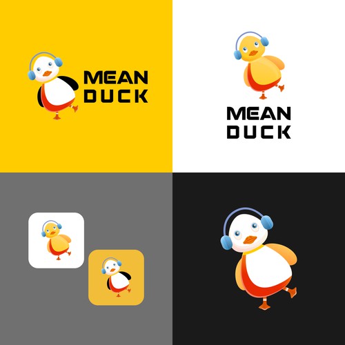 MeanDuck Logo design