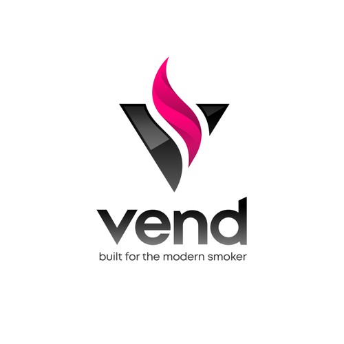 Sleek, modern, & sexy logo for vape app