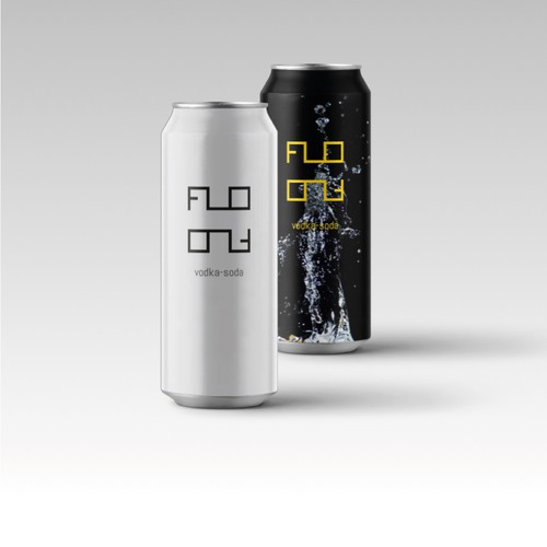 Logo for a new wodka-soda mix drink.