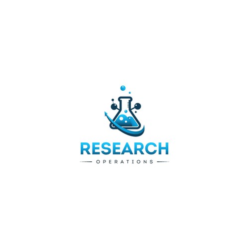 Logo for a research company