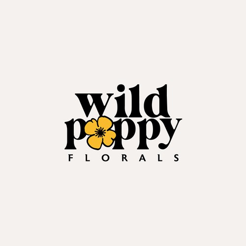 logo for Wild Poppy Florals