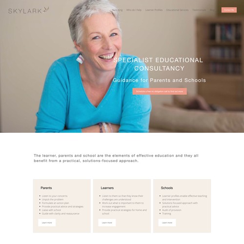 Educational Consultant Website