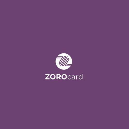 Minimalist logo concept for Zoro Card