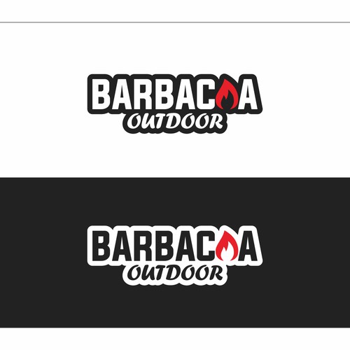 Awesome brand logo for outdoor cooking products
