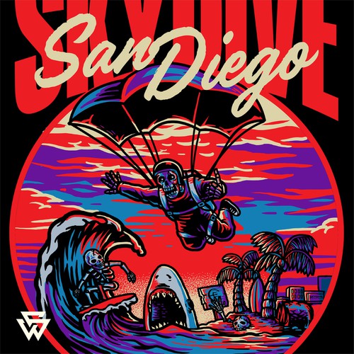 Skydive San Diego Artwork