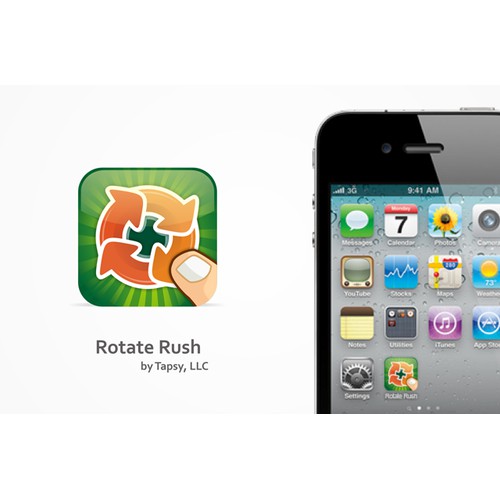 Rotate Rush iOS icon Design