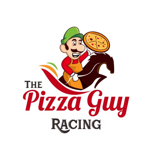 the pizza guy racing logo
