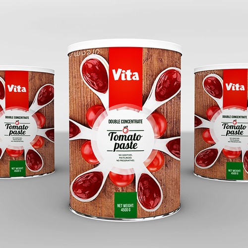 Tomato paste packaging